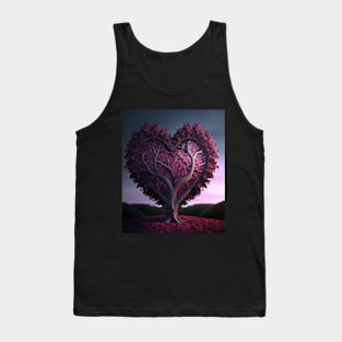 valentine's day tree Tank Top